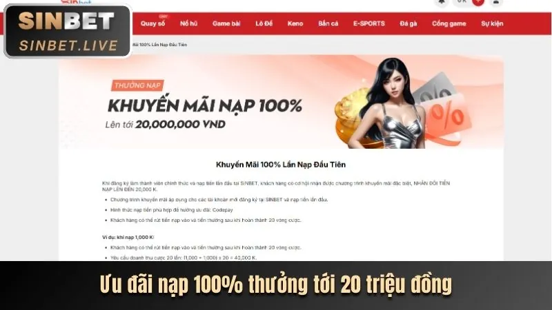 Tiền thưởng nạp lại hàng ngày